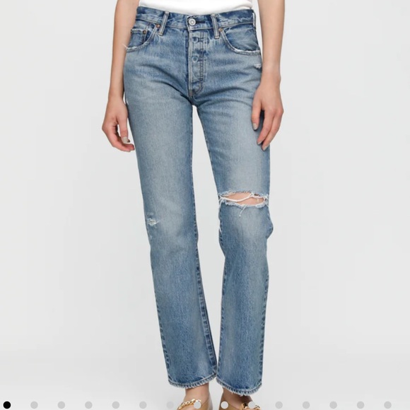 Moussy County Straight - Size 27